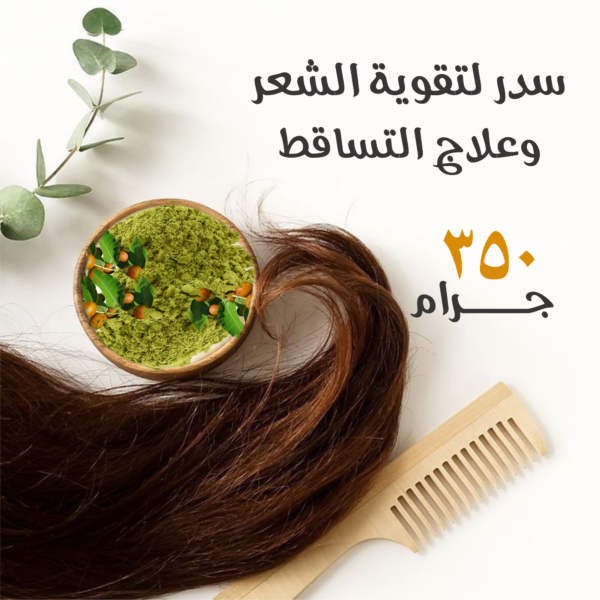 ⁦عرض حبتين سدر لتقوية الشعر وعلاج التساقط ٣٥٠ غرام⁩ - الصورة ⁦3⁩