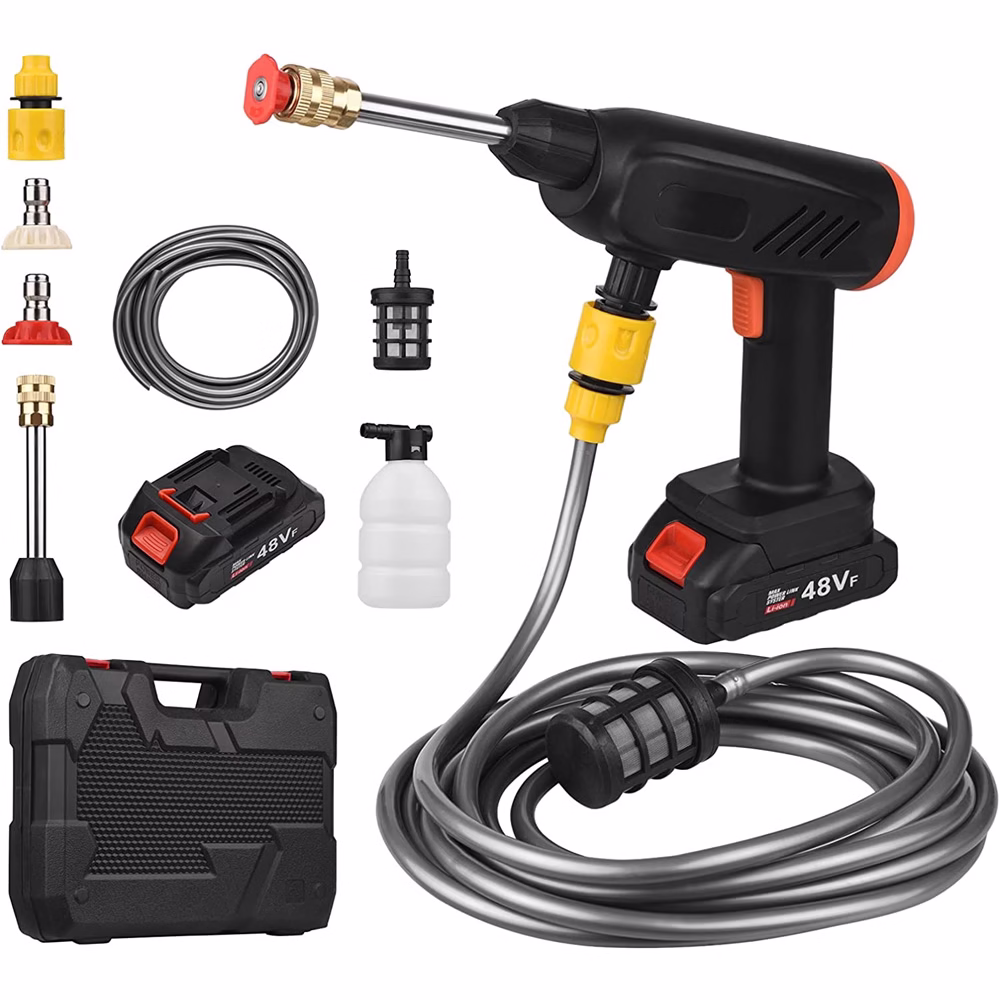 باكج العناية الذكية للسيارة (مضخه فوم لاسلكية + ستائر قابلة للسحب) 3 باكج العناية الذكية للسيارة (مضخه فوم لاسلكية + ستائر قابلة للسحب) - الصورة 3