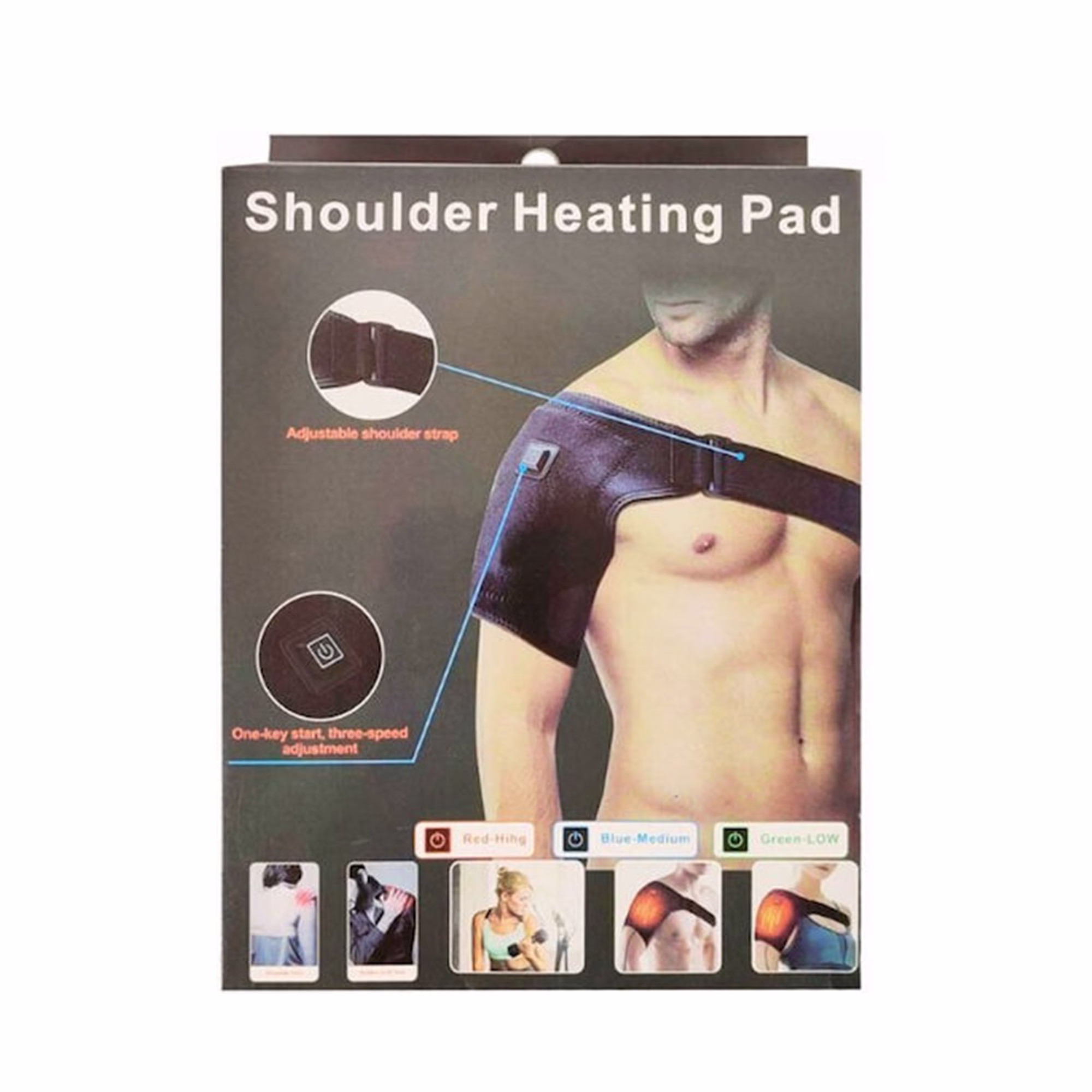 دعامة تدليك آلام الكتف بالحرارة 2 دعامة تدليك آلام الكتف بالحرارة - الصورة 2