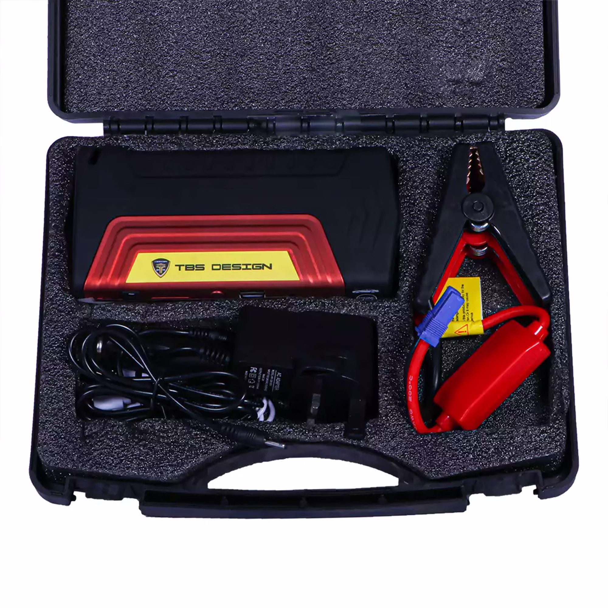 عدة سيارة متنقلة للطوارئ بضمان عام (بنك طاقة+كشاف) 1 عدة سيارة متنقلة للطوارئ بضمان عام (بنك طاقة+كشاف)