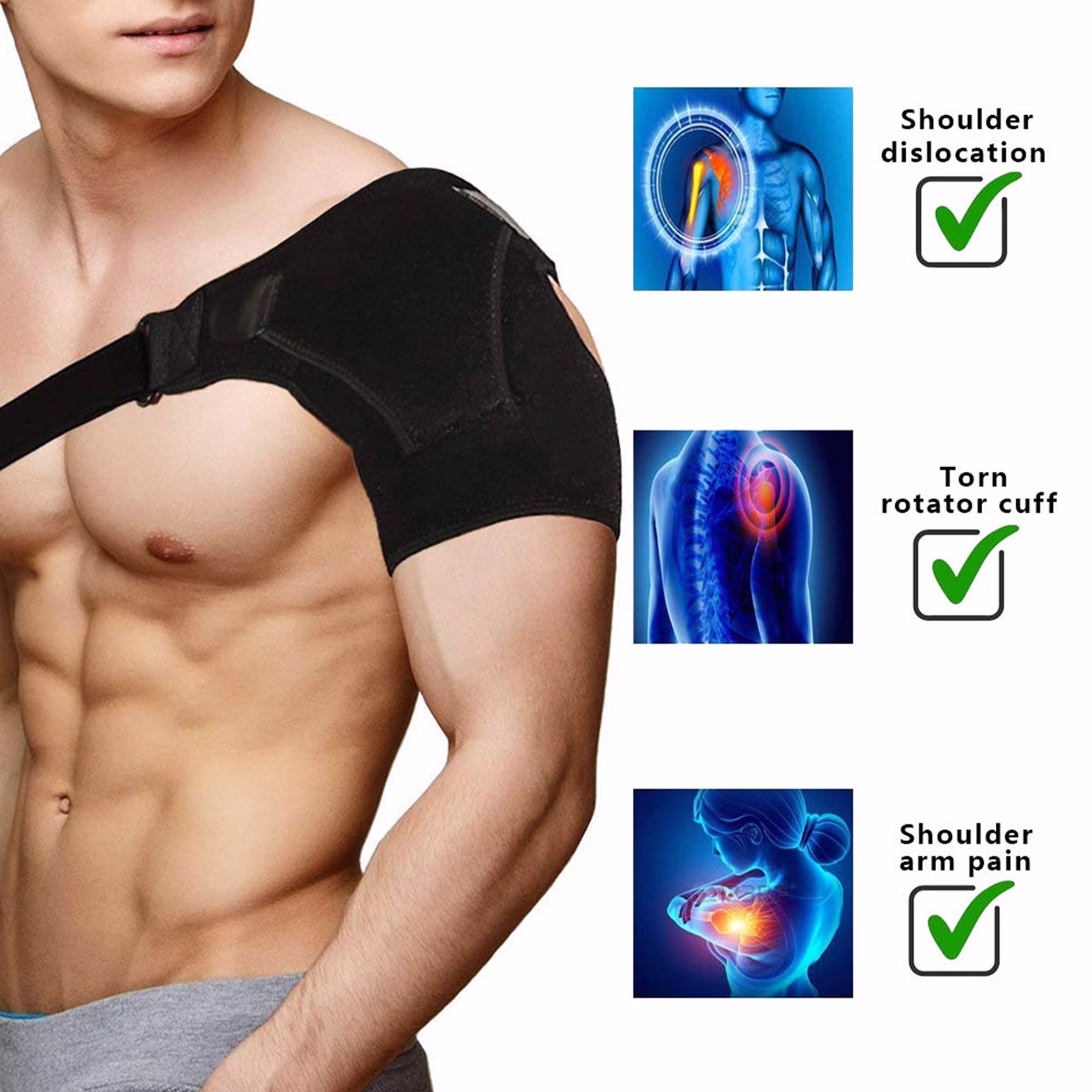 دعامة تدليك آلام الكتف بالحرارة 4 دعامة تدليك آلام الكتف بالحرارة - الصورة 4