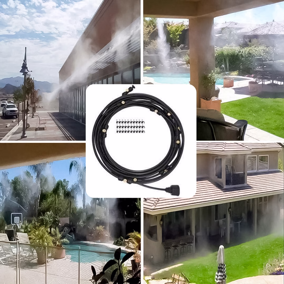 • بخاخ رذاذ للترطيب ١٠ متر بـ ١٠ فتحات للرش 2 • بخاخ رذاذ للترطيب ١٠ متر بـ ١٠ فتحات للرش - الصورة 2