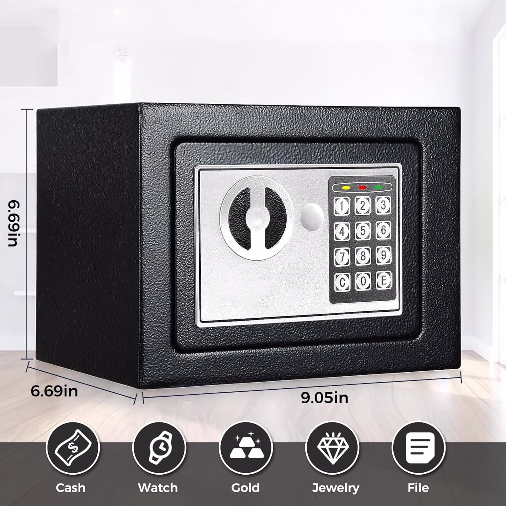 صندوق أمان إلكتروني معدني بضمان عام 3 صندوق أمان إلكتروني معدني بضمان عام - الصورة 3