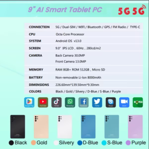 • تابلت SU24  + مجموعة هدايا (ضمان 6 شهور)