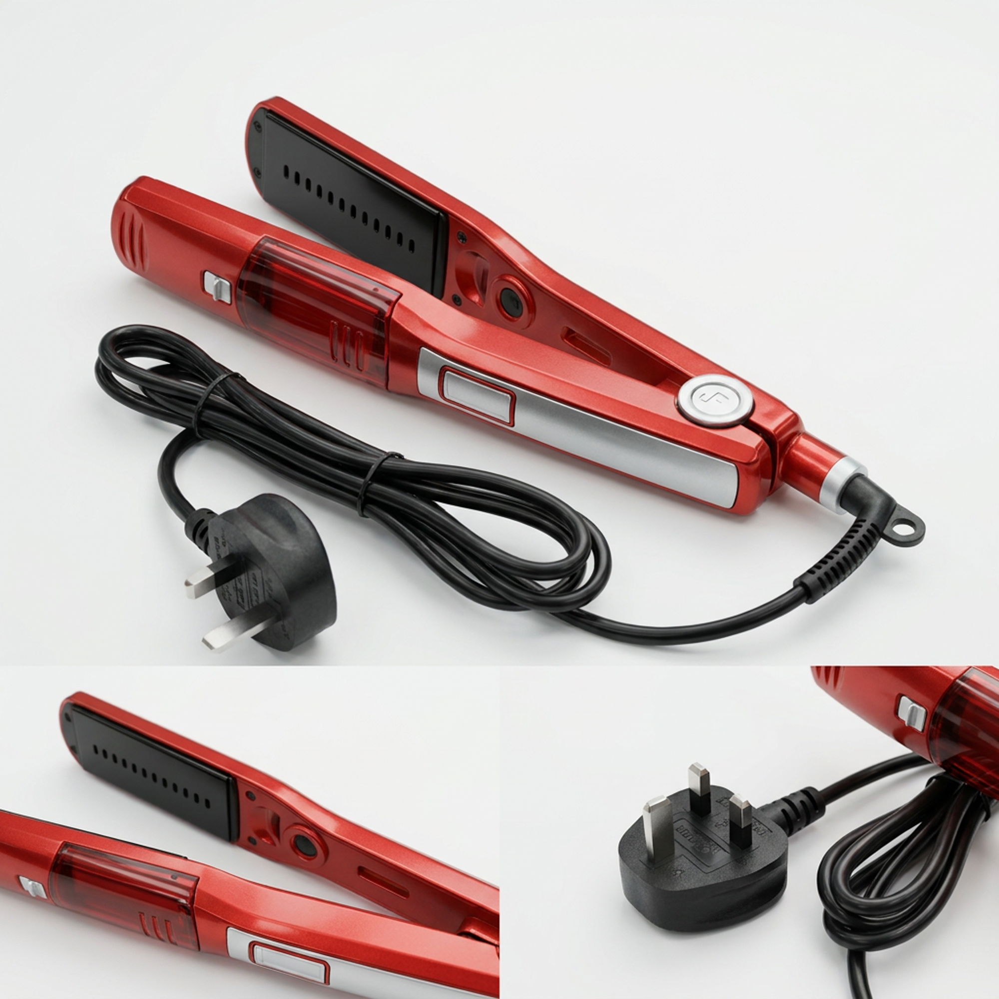 مكواة فرد الشعر بالبخار مع 5 إعدادات للحرارة شبيهة Babyliss - الصورة 3