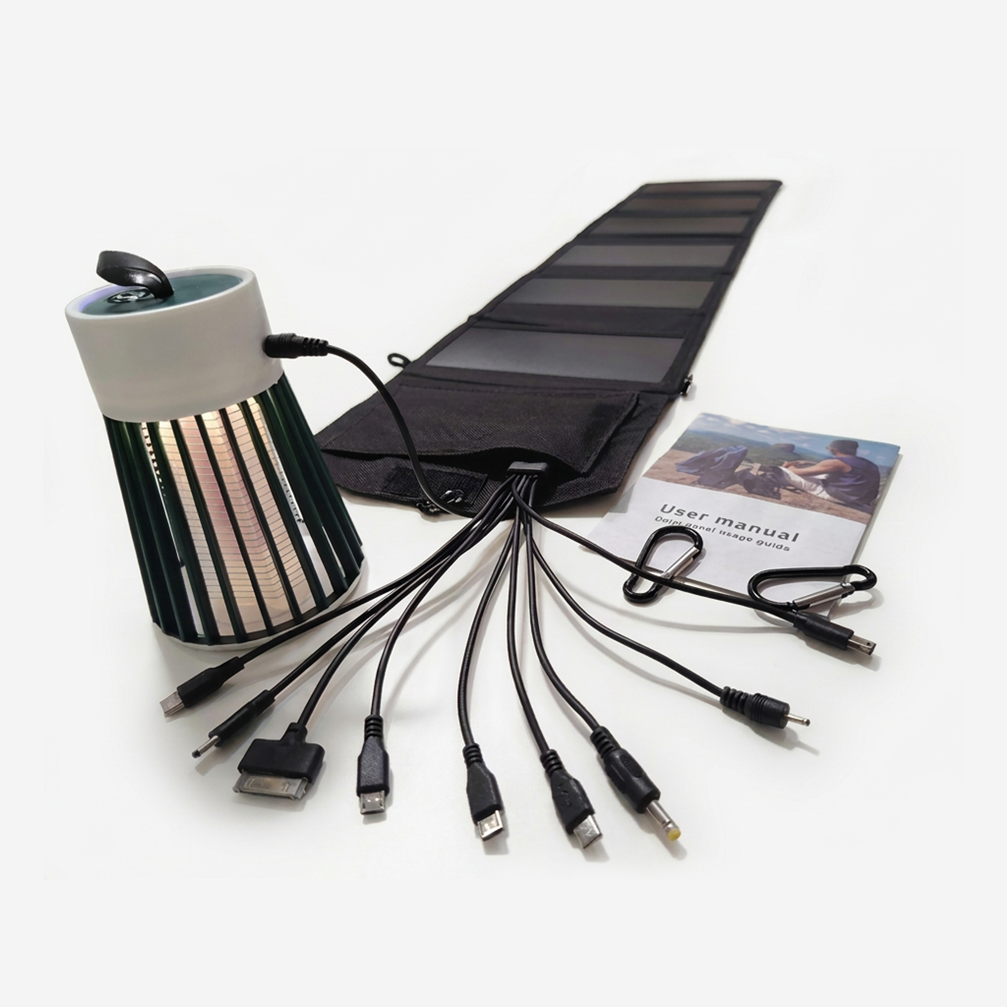 شاحن USB، لوح شمسي صغير قابل للطي