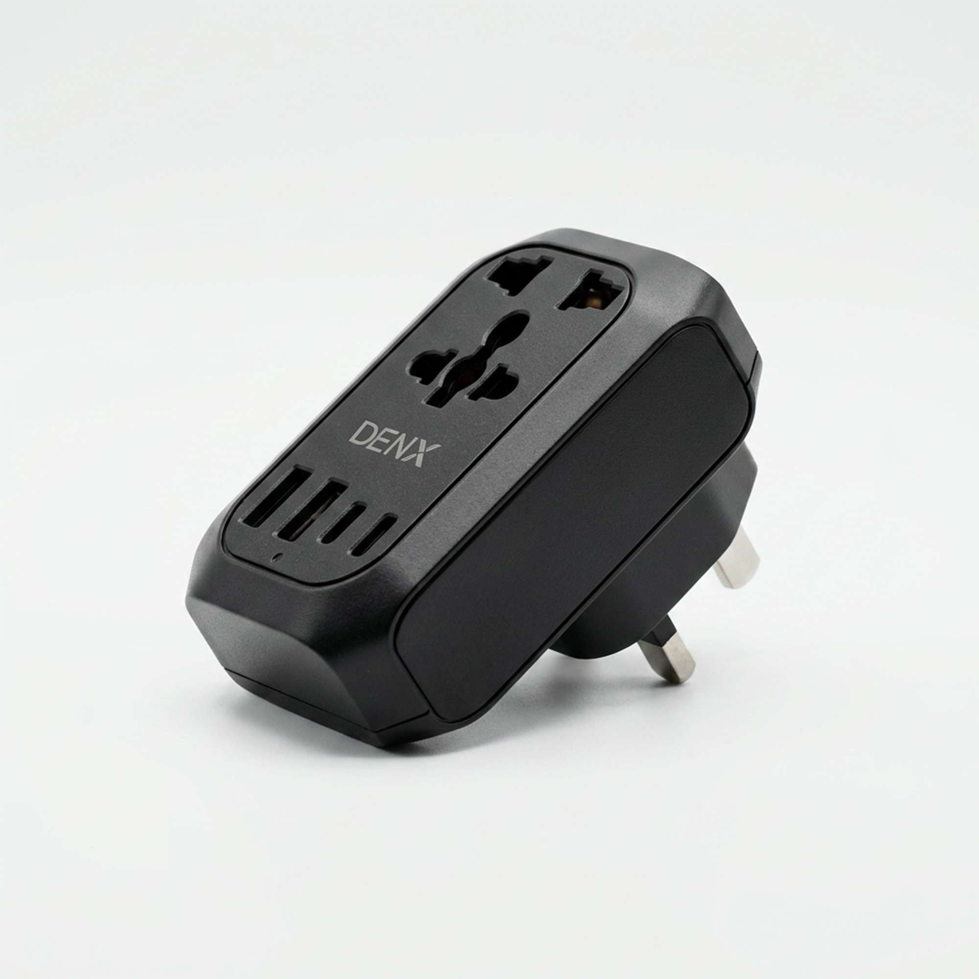 شاحن كل منزل متعدد المداخل (2 مدخل Type -C + مدخلين USB + مدخل فيشة ) بسرعة 20 W سعر الجملة