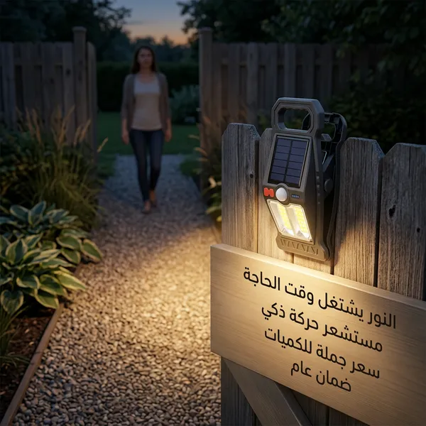 الكشاف المشبك بالطاقة الشمسية بسعر جملة للكمية ضمان عام - الصورة 2
